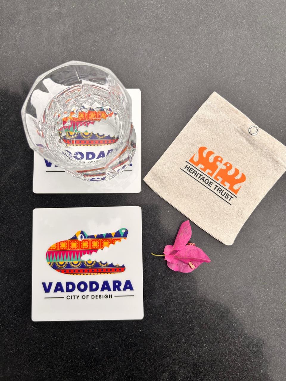 Nagar ka Mugger Coasters (Set of 2)